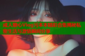 成人糖心Vlog污本本精彩合集揭秘私密生活与激情瞬间分享