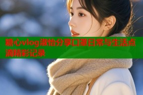 糖心vlog淑怡分享口罩日常与生活点滴精彩记录