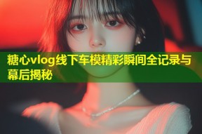 糖心vlog线下车模精彩瞬间全记录与幕后揭秘