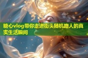 糖心vlog带你走进街头随机路人的真实生活瞬间