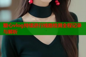 糖心vlog持续进行线路检测全程记录与解析