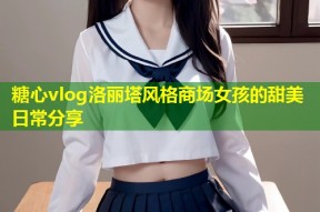 糖心vlog洛丽塔风格商场女孩的甜美日常分享
