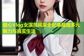 糖心Vlog女演员风采全纪录展现多元魅力与真实生活