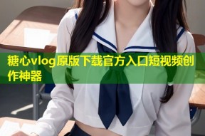 糖心vlog原版下载官方入口短视频创作神器