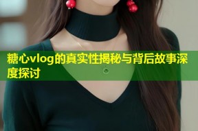 糖心vlog的真实性揭秘与背后故事深度探讨