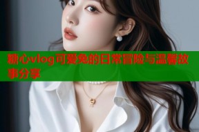 糖心vlog可爱兔的日常冒险与温馨故事分享