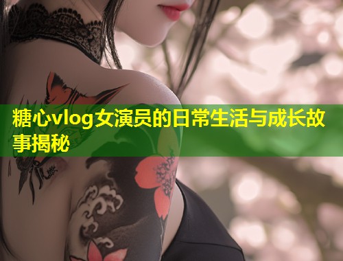 糖心vlog女演员的日常生活与成长故事揭秘  第1张