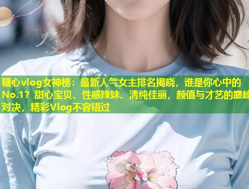 糖心vlog女神榜:最新人气女主排名揭晓,谁是你心中的No.1?甜心宝贝、性感辣妹、清纯佳丽,颜值与才艺的巅峰对决,精彩Vlog不容错过 第1张 糖心vlog女神榜:最新人气女主排名揭晓,谁是你心中的No.1?甜心宝贝、性感辣妹、清纯佳丽,颜值与才艺的巅峰对决,精彩Vlog不容错过 第1张