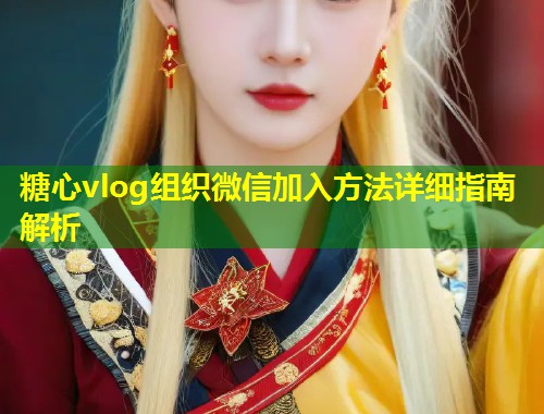 糖心vlog组织微信加入方法详细指南解析 第2张 糖心vlog组织微信加入方法详细指南解析 第2张