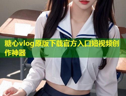 糖心vlog原版下载官方入口短视频创作神器 第1张 糖心vlog原版下载官方入口短视频创作神器 第1张